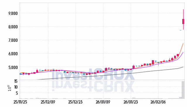 이지홀딩스 주가 전망 핵심 자료, 오늘의 특징주 주가 차트 분석 2026.02.24