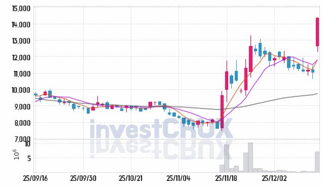 쎄크 주가 전망 핵심 자료, 오늘의 특징주 주가 차트 분석 2025.12.15