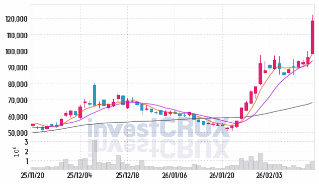 엘앤씨바이오 주가 전망 핵심 자료, 오늘의 특징주 주가 차트 분석 2026.02.19