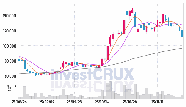 엘앤에프 (066970) 주가 차트 : 2025.11.24