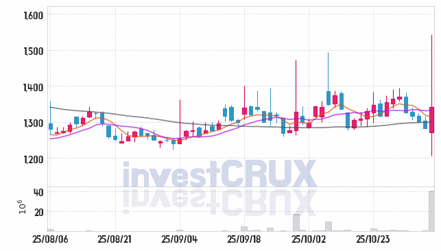 우리로 (046970) 주가 차트 : 2025.11.05