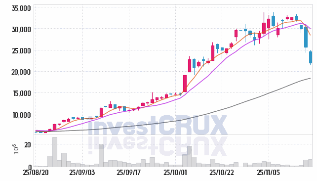 원익홀딩스 (030530) 주가 차트 : 2025.11.18