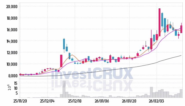 하림지주 주가 전망 핵심 자료, 오늘의 특징주 주가 차트 분석 2026.02.19